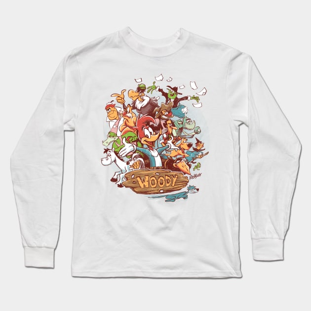 Woody Long Sleeve T-Shirt by RedBug01